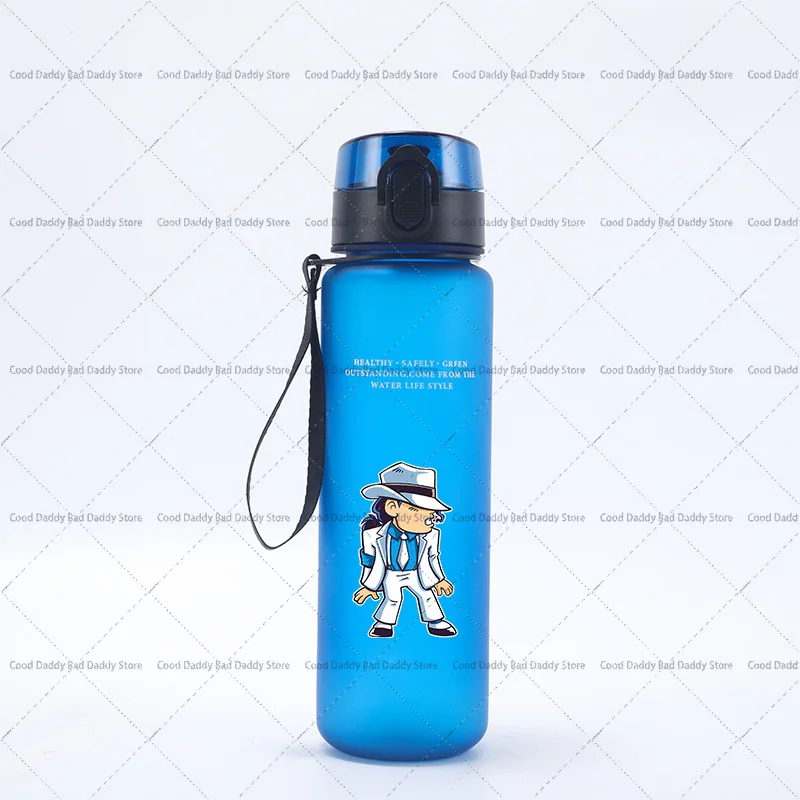 Cartoon Figure Michael Jackson Print Waterbottle The King of Pop MJ Water Cups 80S Superstars Cups Portable Sport Gym Fans Gift view 2