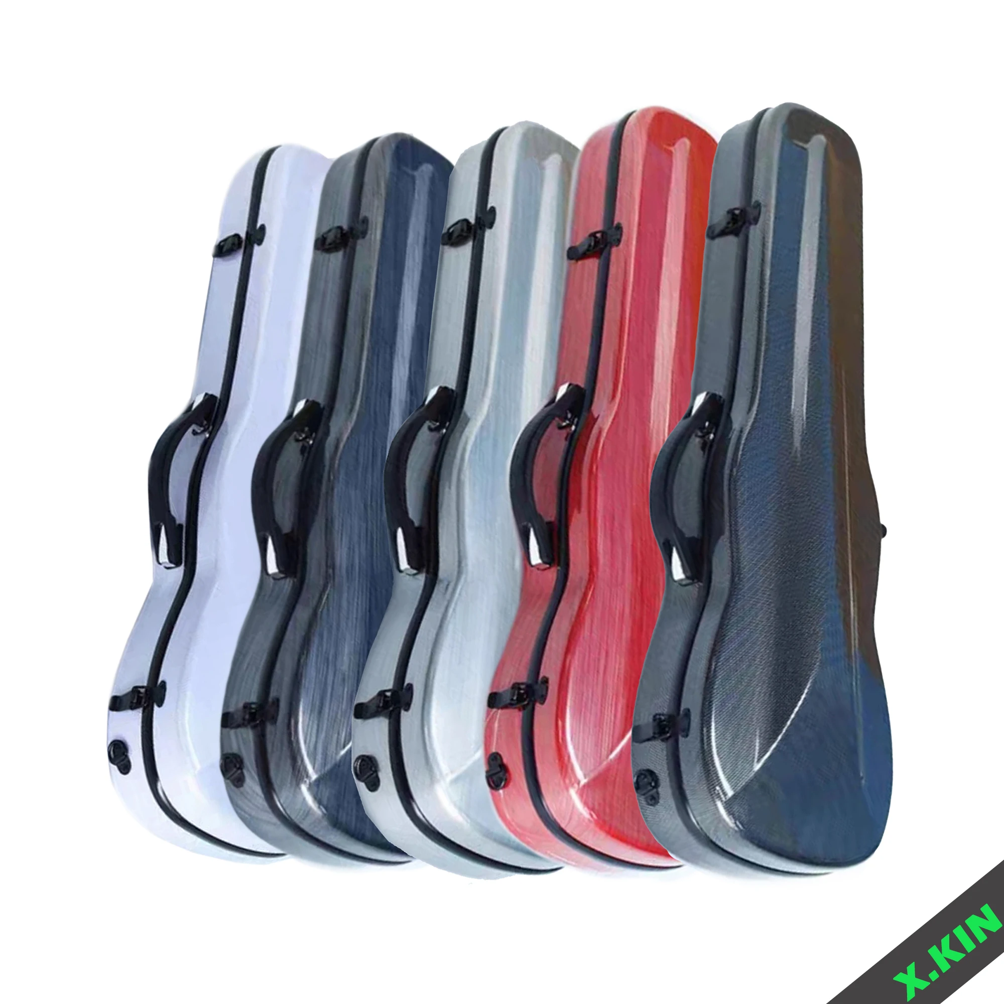 

Carbon Fiber Violin Box 4/4 Carbon Fiber Fiberglass Lightweight Violin Box That Is Drop-Resistant and Can Be Carried, and Can Be Carried on Both Shoulders in Various Colors