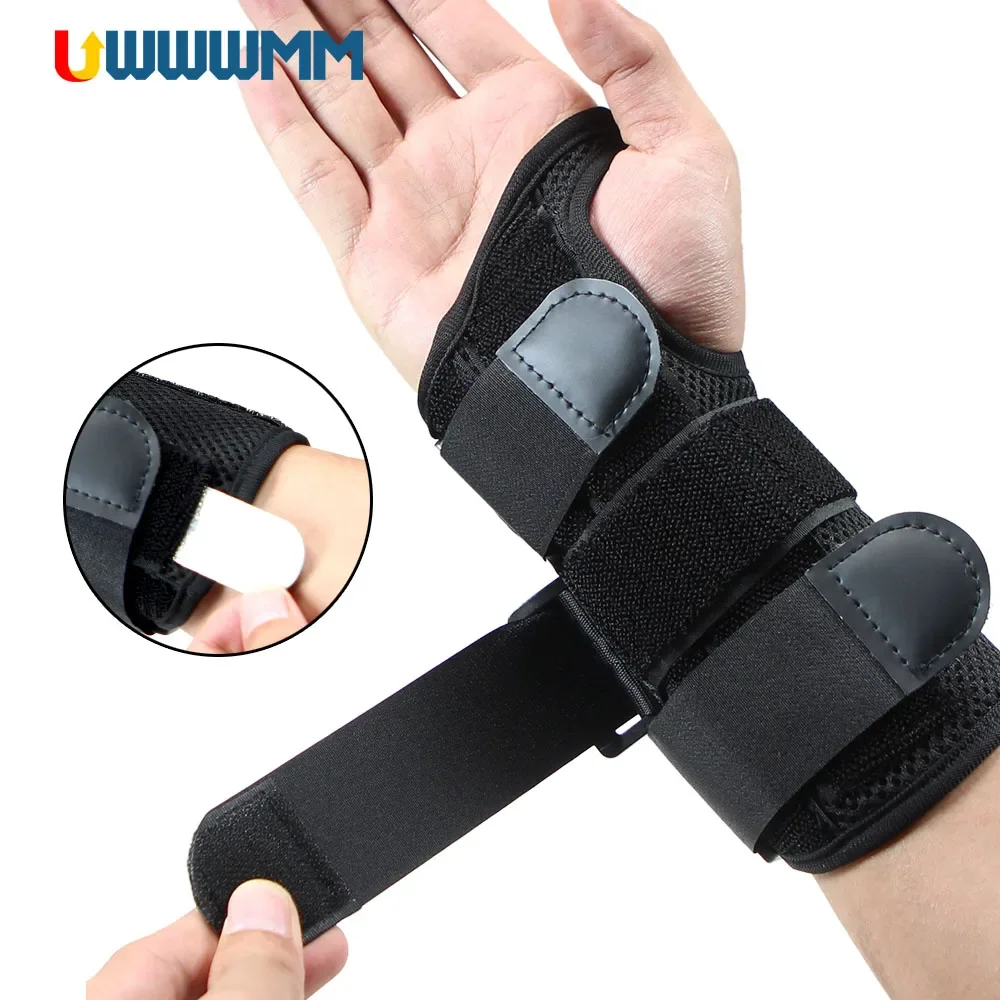 

1Pcs Carpal Tunnel Wrist Brace Left Right Hand Splint Wrist Support Sprain Tendonitis Wrist Brace Stabilizing Night Pain Relief