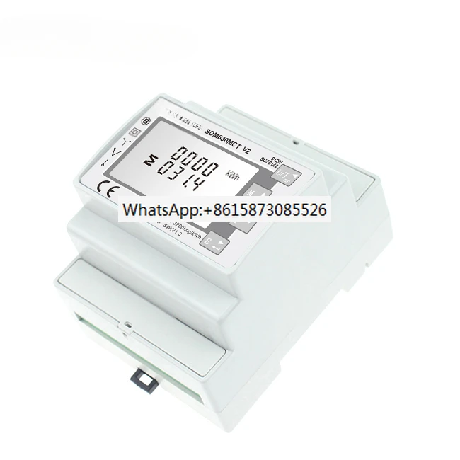 Electronic Eastron Three-Phase Anti-Countercurrent Meter Sdm630mct Three-Phase Multi-Function Electric Meter Guruwat