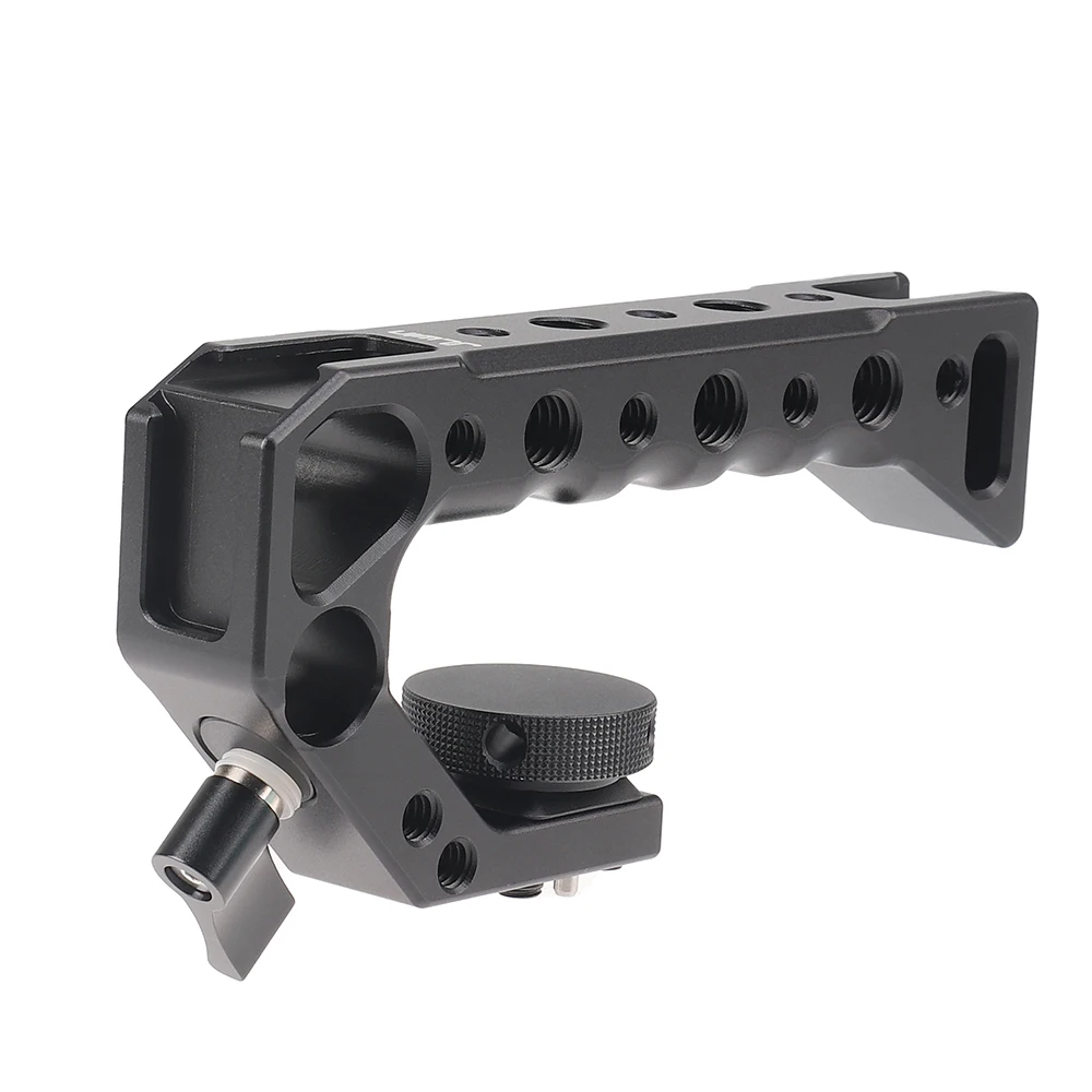 

FOTGA Top Handle Lite with Cold Shoe Portable Camera Handle Shoot Fit for Sony for Canon for Nikon Camera Cage Handle Extension