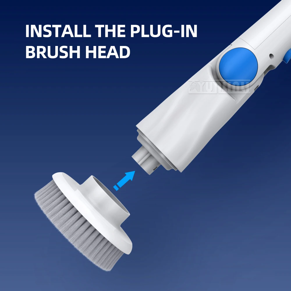 새로운 도착무선 전기 청소 브러시 ​​휴대용 조절 각도 청소 도구