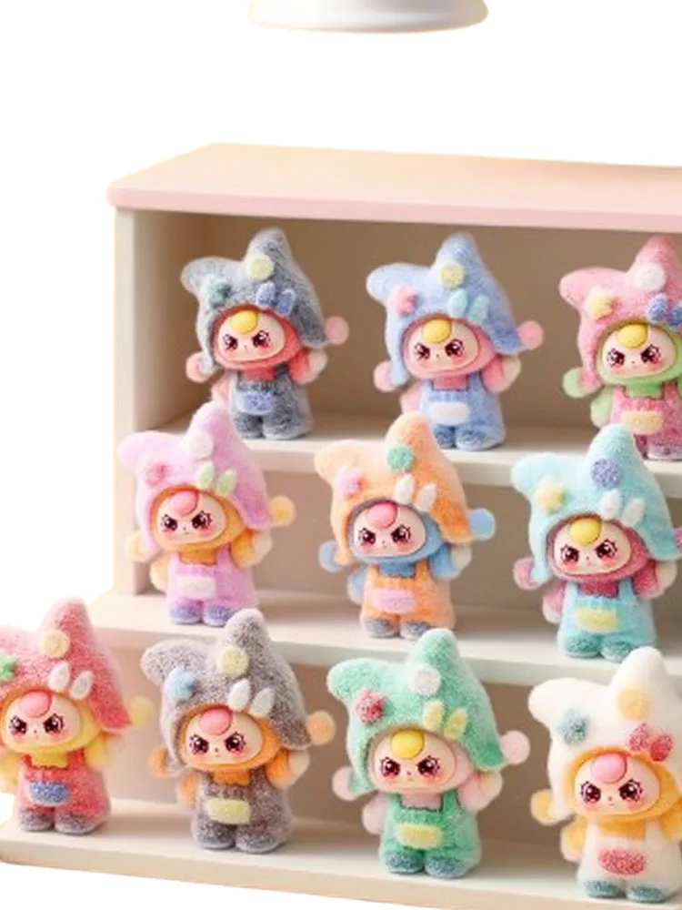 10pcs-New Mini Cartoon Baby Three-Year-Old Series Cute Ball Toy Desk Decorative Item for Office Use