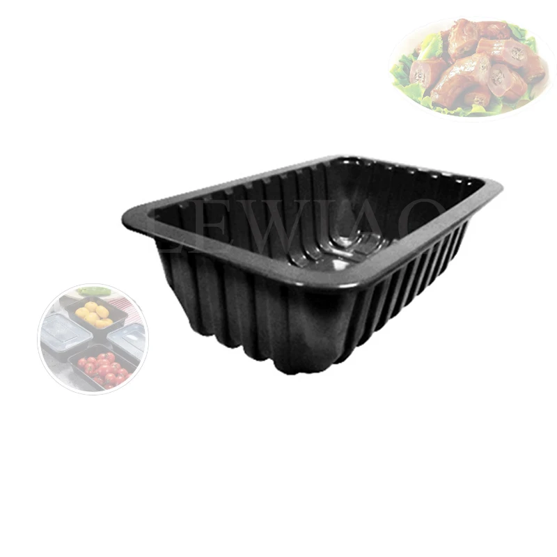 

750ML Disposable Fruit Salad Lunch Box Plastic Food Container With Lid Stackable Microwave Oven Meal Preparation Lunch Box