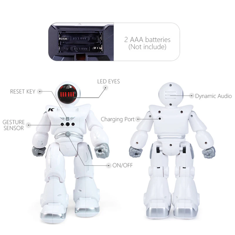 Robot de juguete para niño, Robots inteligentes, juguetes con Control remoto, regalo de cumpleaños para niños y niñas, juguetes educativos para edades tempranas