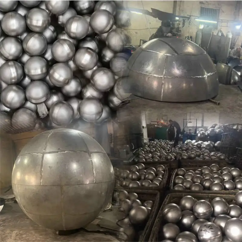 200-1500MM Diameter Polished Stainless Steel AISI304 Hollow Ball Sphere for Outdoor Garden Fountain Decoration Stair Guardrail