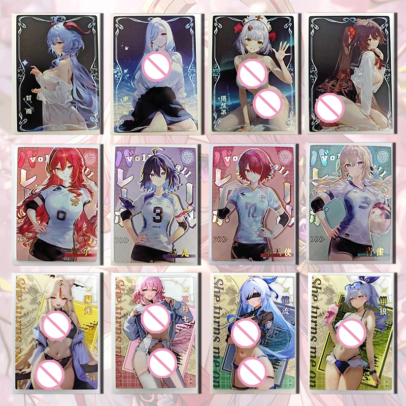 

История богини Love of the Stars SSP SZR EX карта Shinano Yuuki Asuna Ningguang Silver Wolf Tingyun коллекция мальчиков подарки на день рождения