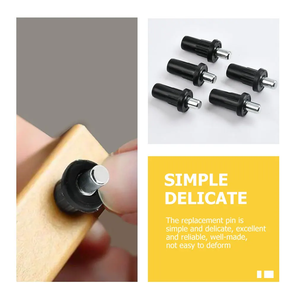 

40Pcs Shutter Repair Pins Plastic Iron Retractable Replacement Pins for Plantation Shutters Window Repair Tools