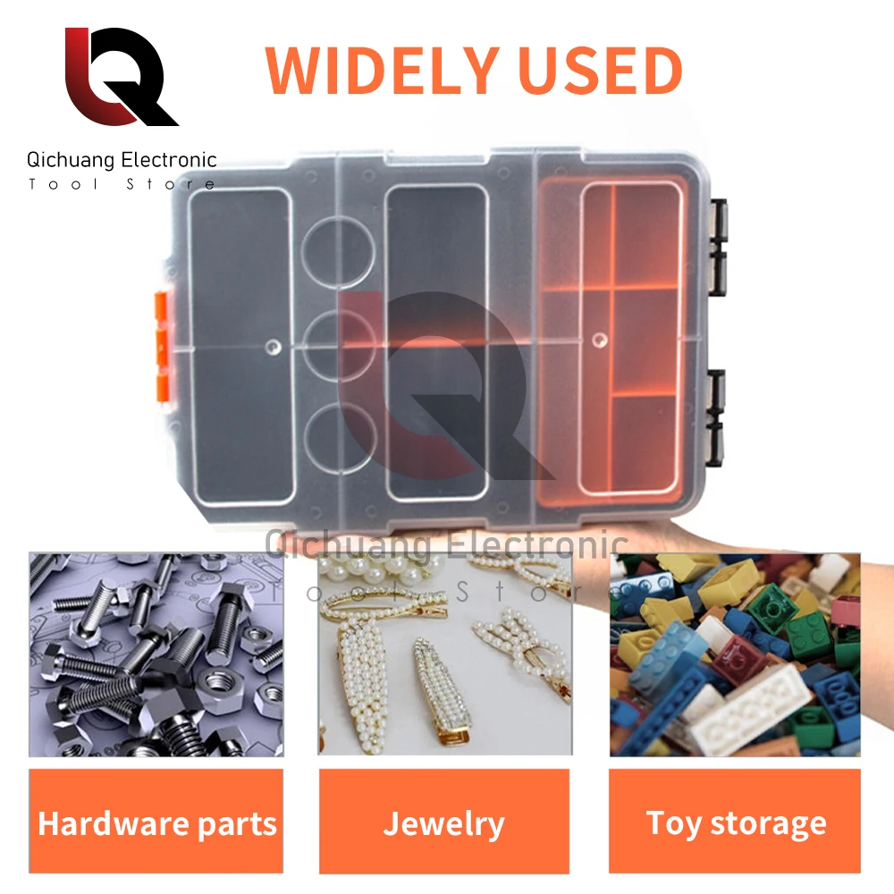 Hardware Storage Toolbox multifonction grande capacit￩ ￩paississement durable combo Grid Storage Toolbox Small / Medium / large