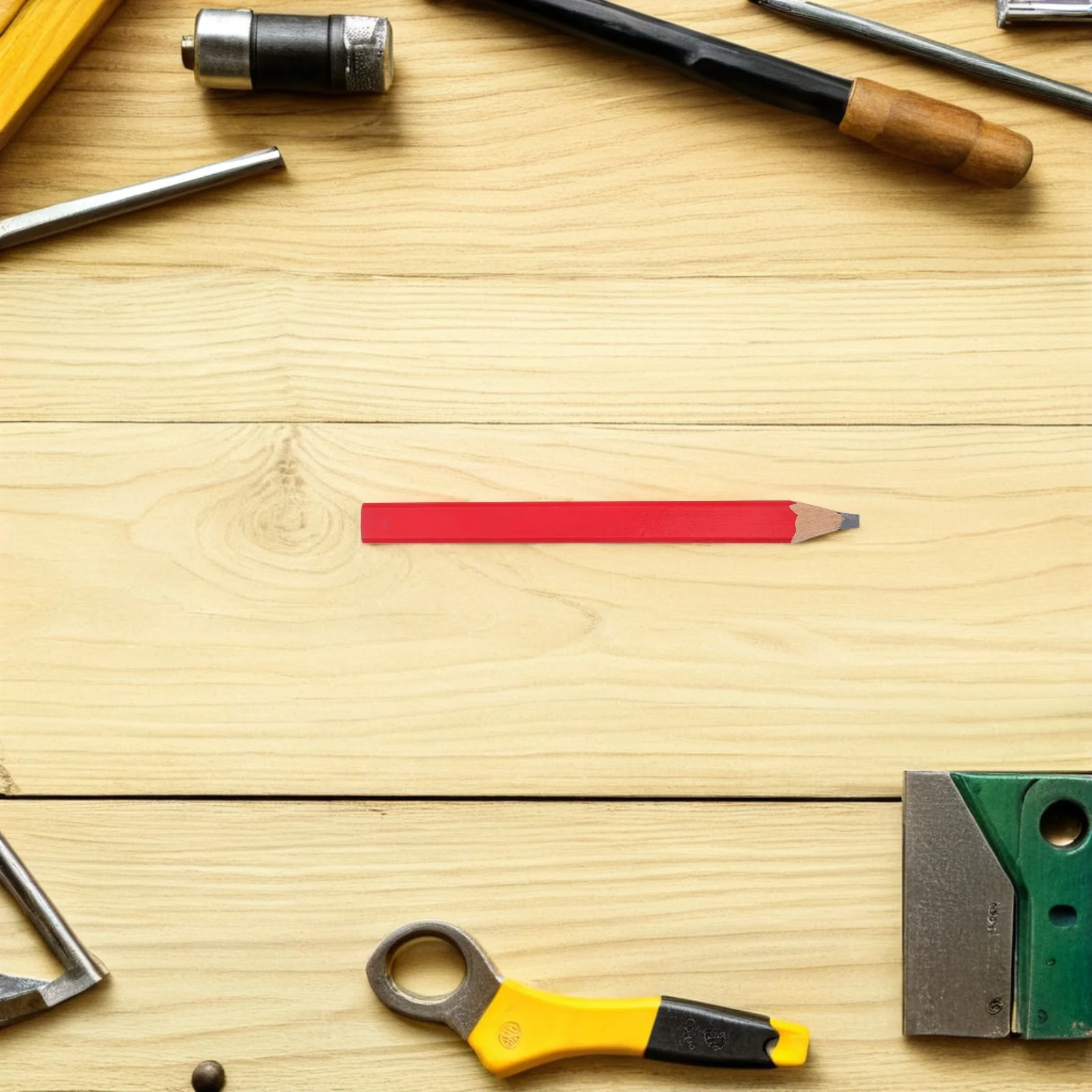 

20pcs Woodworking Pencils Black Octagonal Heavy Duty Carpenter Pencils For Marking Wood Concrete Construction Durable Lead