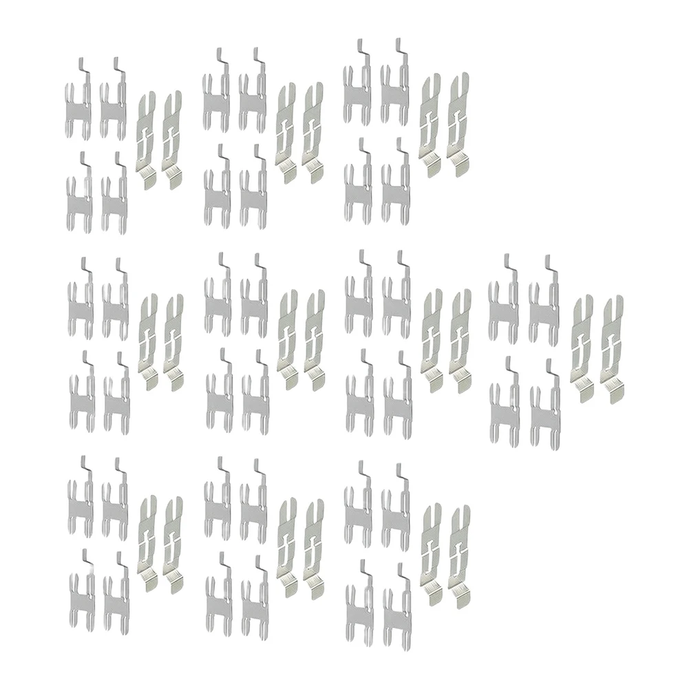 Silver Nickel Plated Steel Strap Strip Sheet for Battery Pack Spot Welding 10 Sets (60pcs) High Tensile Stress