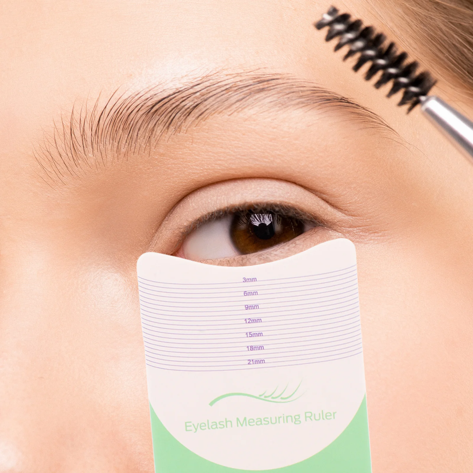 

5pcs Eyelash Measuring Ruler Tools Grafting Lashes Curler Ruler Measurement Plastic Extension lash tool lashes ruler eyelash