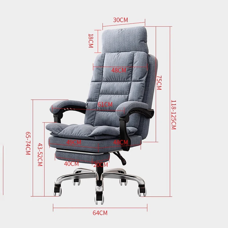 Contemporary Ergonomic Office Chair Nordic Luxury Stretch Comfy Gaming Chair Modern Comfortable Chaise De Jeux Gaming Furniture