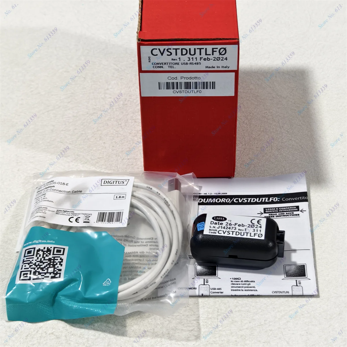 CAREL-محول اتصال حقيقي ، CVSTDUTLF0 ، جديد ، أصلي