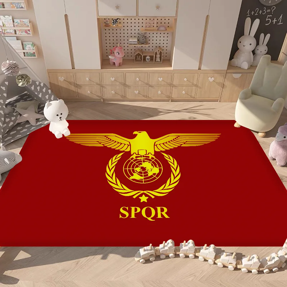 שטיח S-SPQR רומים מסדרון שטיחים ללא להחליק סלון ספה כיסאות פינת מטבח חדר אוכל מטבח אזור doormat אזור שטיח