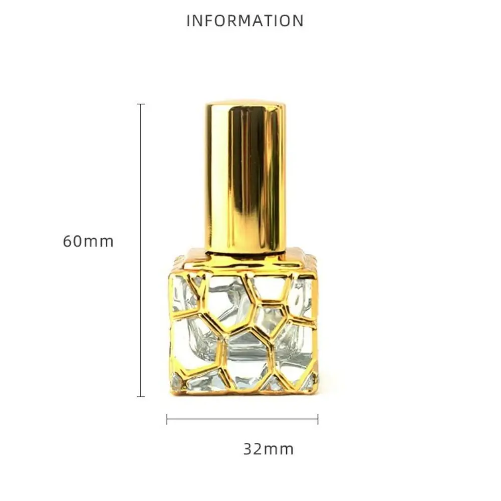 Glazen Luxe Galvaniseren Cosmetica Etherische Olie Hervulbare Monster Flesje Parfum Verstuiver Mini Spray Flesjes Parfum Fles