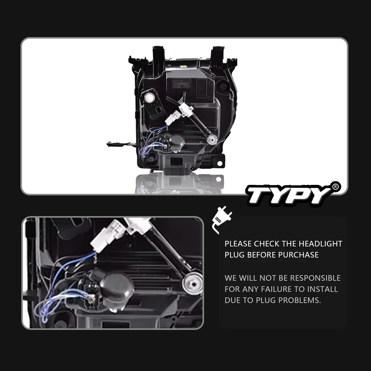 

Car For Toyota Land Cruiser LC76 Headlight 2024 Upgrade Modified to New DRL Dynamic Turn Signal LED Headlight Auto Accessories