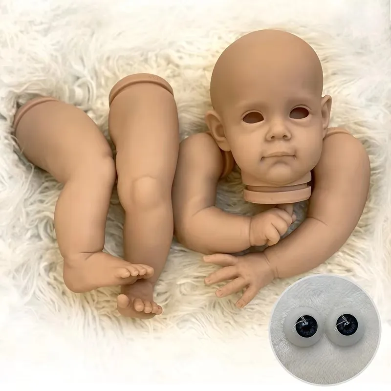 Maggi Already Painted Kits/Unpainted Blank Kits 22 Inch Reborn Doll Kit Soft Touch Fresh Color DIY Doll Parts With Cloth Body