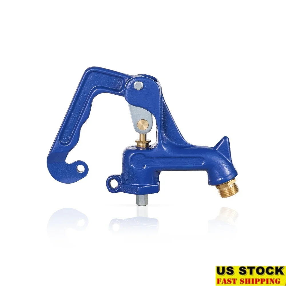

Frost Proof Yard Hydrant Head 1 Inch NPT Zinc Coated Pipe Thread 3/4 Hose Link Durable Outdoor Water Source Adjustable Flow