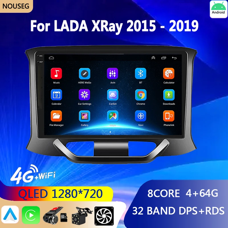 

Android 10 GPS Navigation for LADA X Ray Xray 2015 - 2019 Car Radio Multimedia Video Player Autoradio 2 Din No DVD RDS 4G Lte