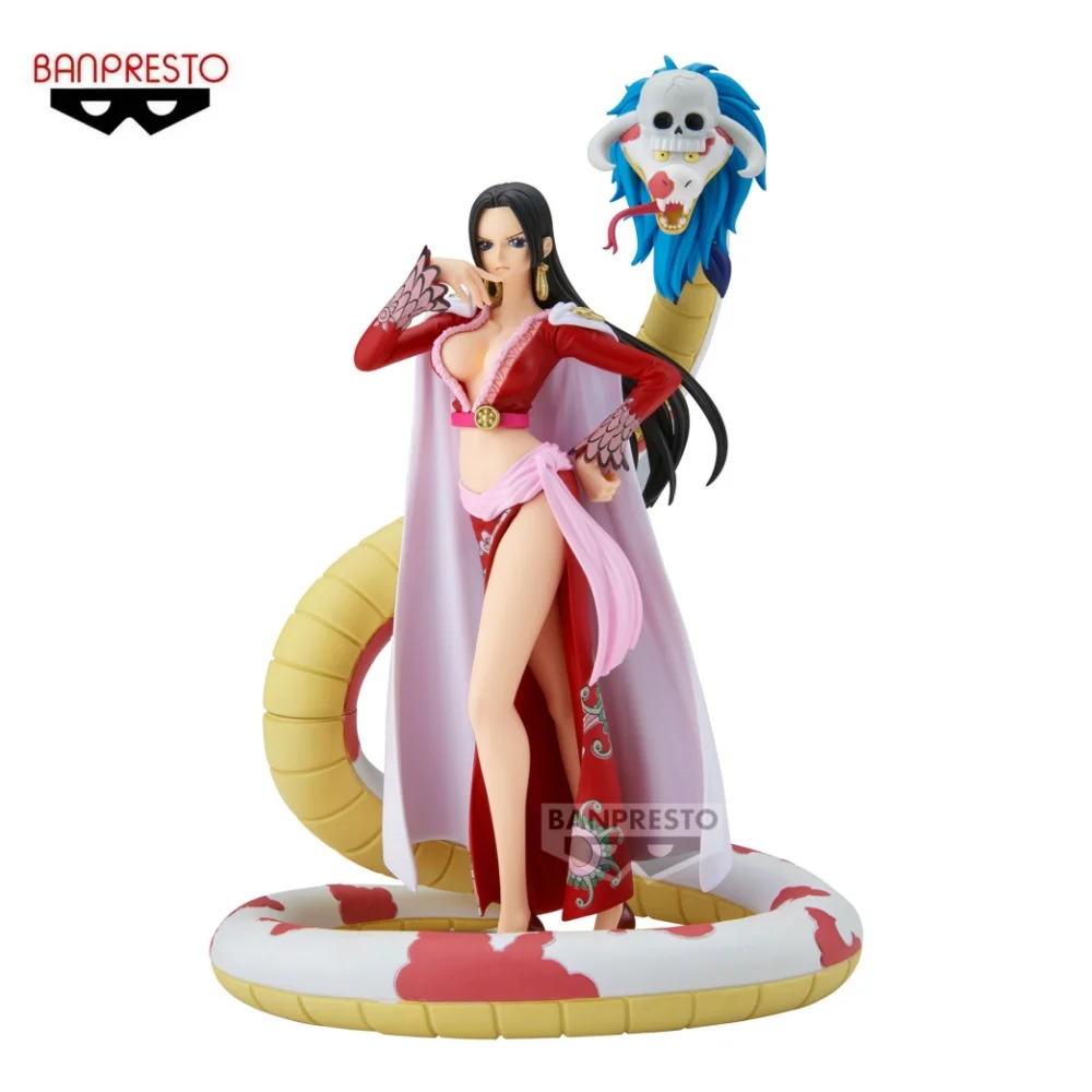 BANDAI ONE PIECE Anime Boa·Hancock THE GRANDLINE SERIES Wano Country EXTRA Action Figures Model Figurine Original Figuarts 17cm