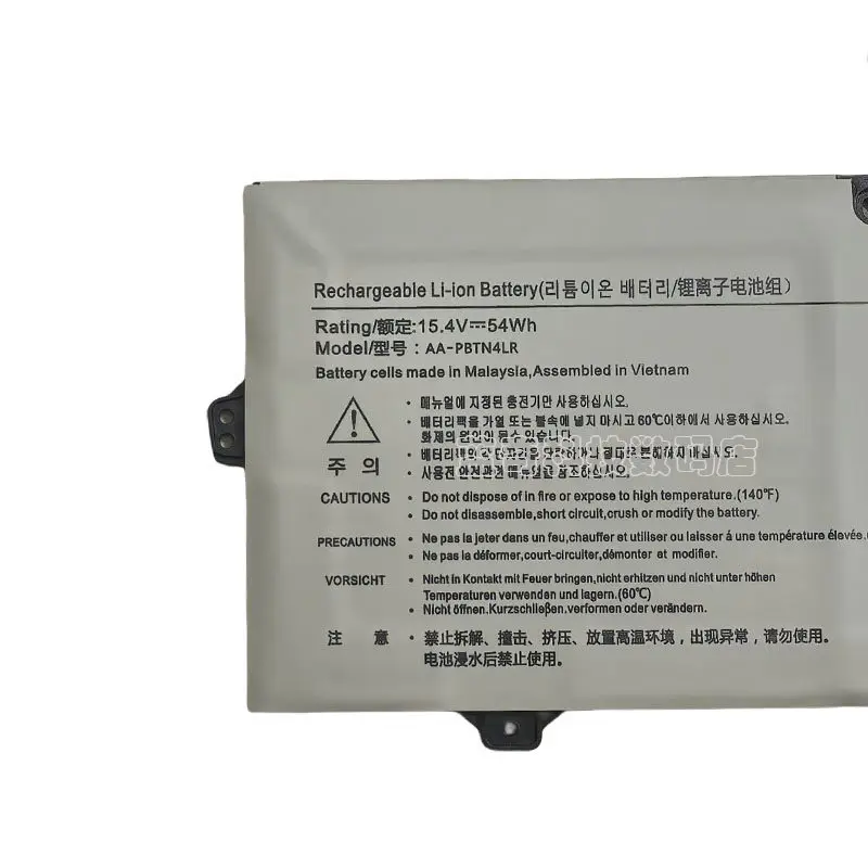 Applicable to Samsung NP940X3M, AA-PBTN4LR, NP940X5M NT950SBE NT850XBC battery