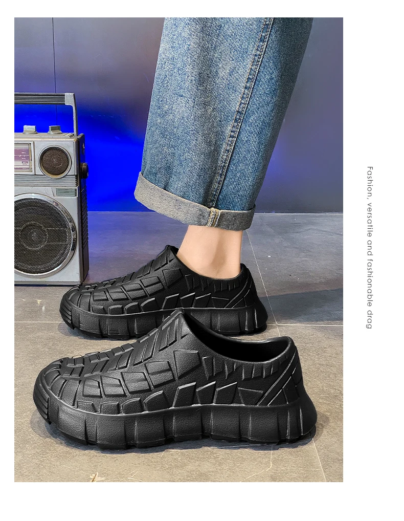 Hotel-Kochschuhe Vier Jahreszeiten Neue Wasserdichte Rutschfeste Ölbeständige Küchen-Arbeitsschuhe Herren Mode Lässige EVA Outdoor-Wanderschuhe – Detail 10