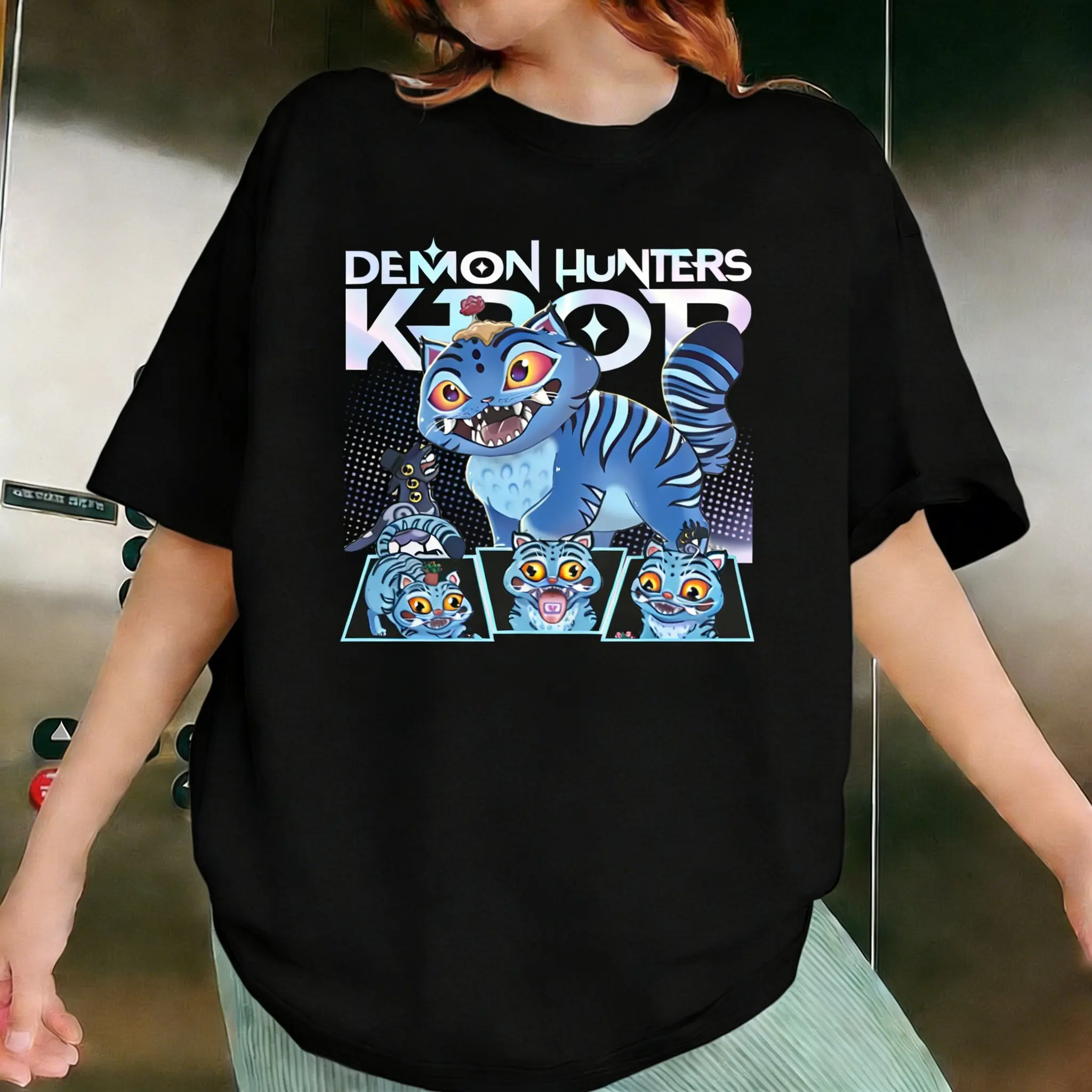 

Y2k Kpop Demon Hunter Anime Kids Graphic T-shirt Man Women Short Sleeve Tee Streetwear Oversized Casual Tops Summer 2026 Unisex