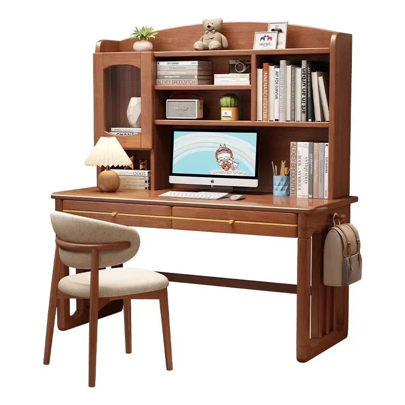 

Solid wood integrated home primary and secondary school students learning writing bedroom simple modern office computer desk