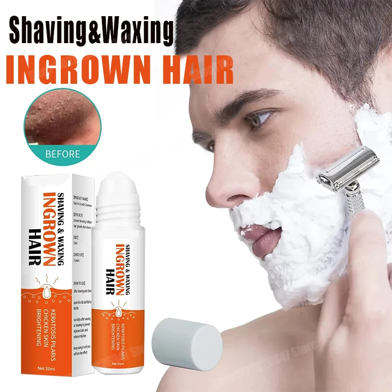 After Shave Serum Razor Bump Stopper voor Mannen Vrouwen Waxen Ingegroeide Haar Remover Verminderen Roodheid Huid Kalmeert Hydrateert Oplossing