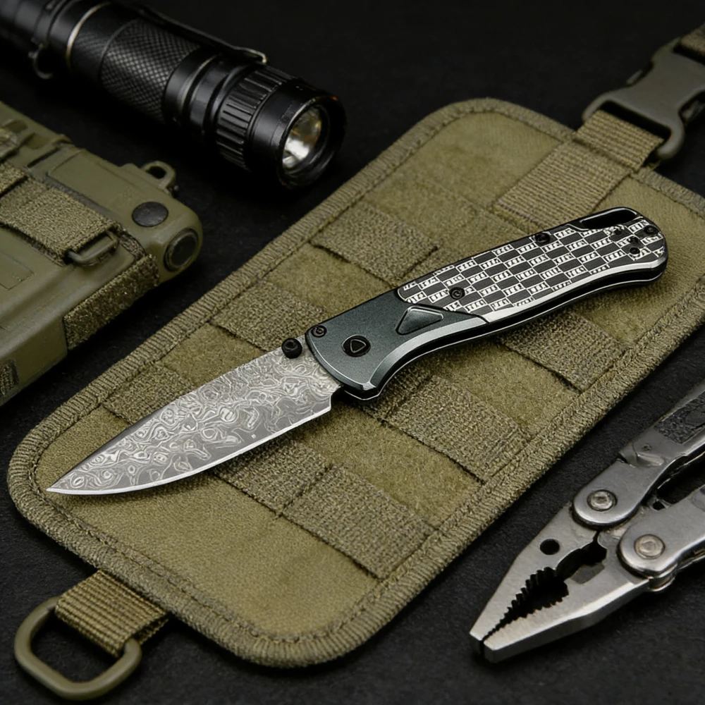 

Складной карманный нож Mystery с алюминиевой рукояткой для кемпинга, ночной рыбалки, походов, альпинизма, инструменты EDC