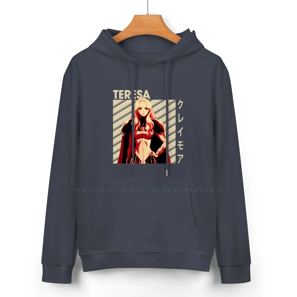 Teresa-Claymore Japanese Manga Gift Fan Pure Cotton Hoodie Sweater 24 Colors Teresa Claymore Japanese Manga Fan Mine Military