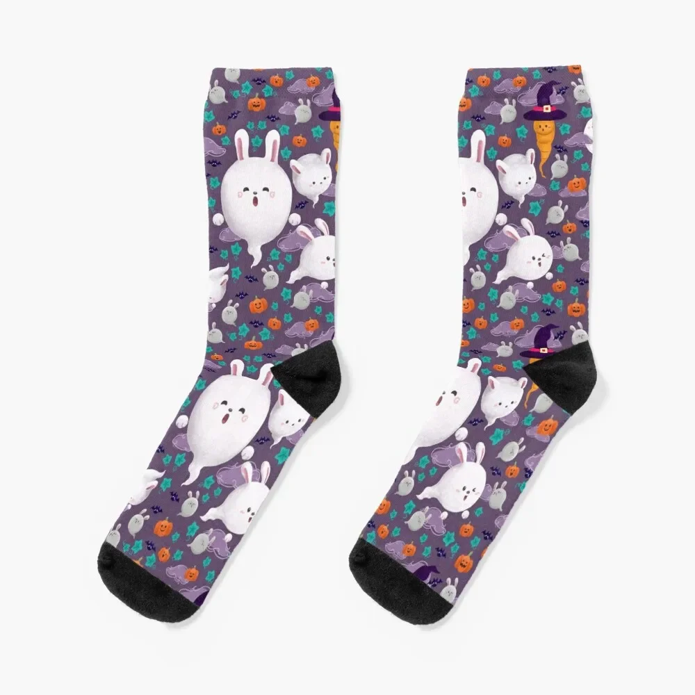 

Bunny Boo Socks christmas gifts floral winter Woman Socks Men's