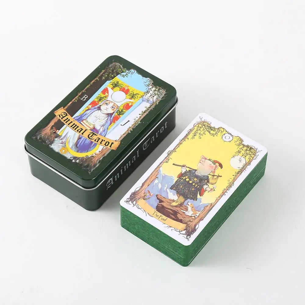 

10.3x6 cm Animal Tarot in a Tin