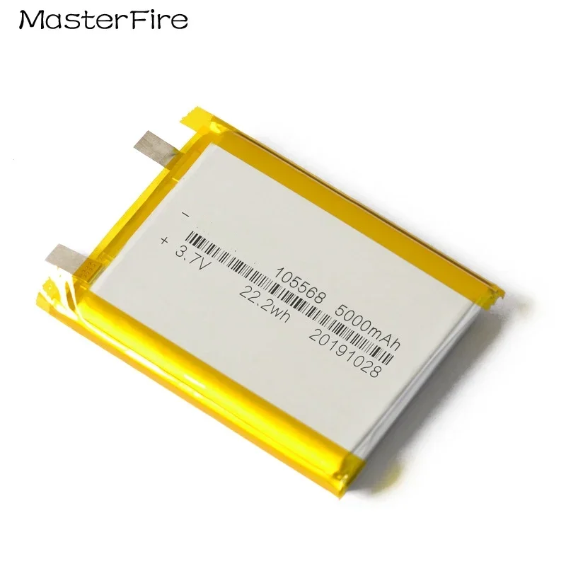 105568 5000mah 3.7V Lithium Polymer Battery For Power Bank Hand Warmer LED Light Smart Robot Rechargeable Li-polymer Batteries — product photo 1 of 1
