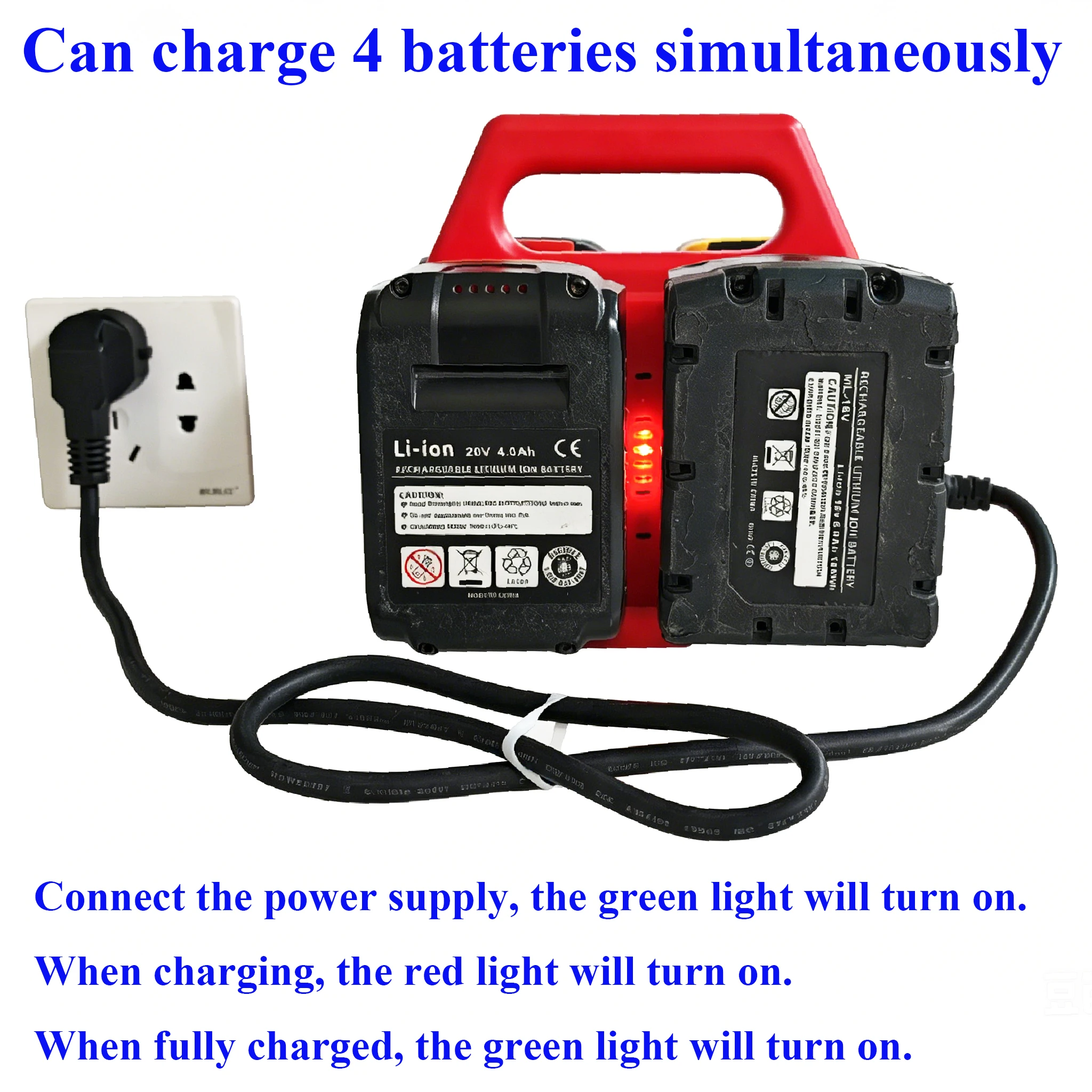 Charger For Milwaukee Lithium Battries Case Packs For DeWALT 18V 20V DCB183 DCB206 For M18 DCB112 DCB118 DCB104 DCB115 M1418C6