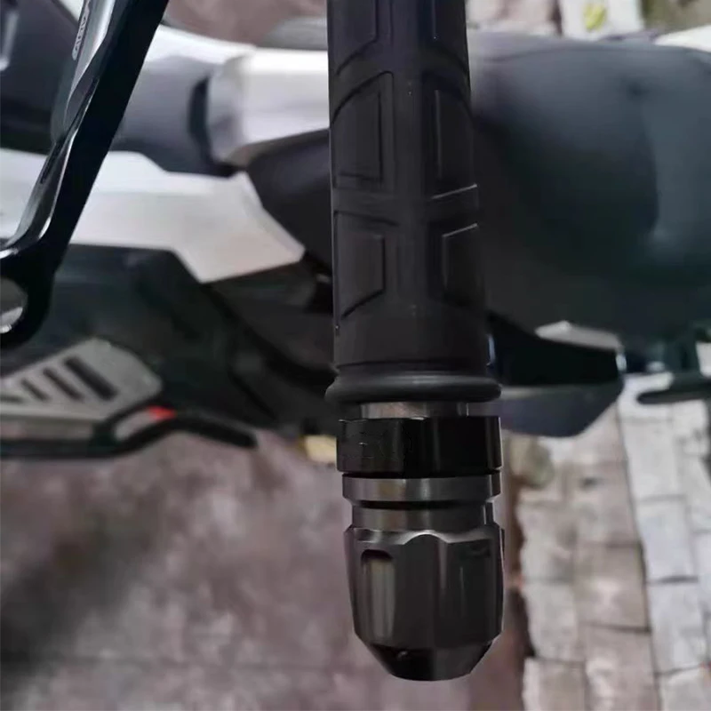 Universelle Motorrad-Lenkergriffe, Lenkerendkappen, Gegengewichtskappen, Schutz- und Dekorationszubehör – Detail 7