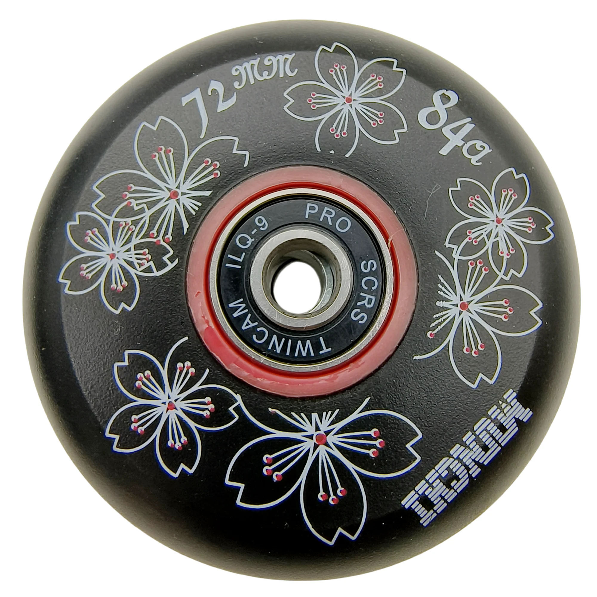 Inline skate wheel  FSK  84a 72mm 76mm 80mm pu material  with bearings 8wheels/lot