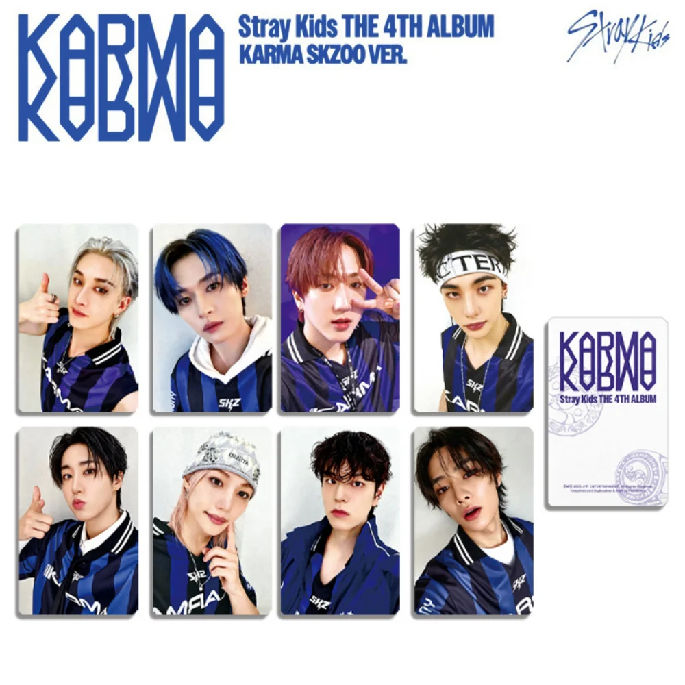 8PCS StrayKids DO IT KPOP Nieuwe Album Celebrity Fan Favoriete Foto's LOMO Carter Klassieke Kaart Lucky Card Gift