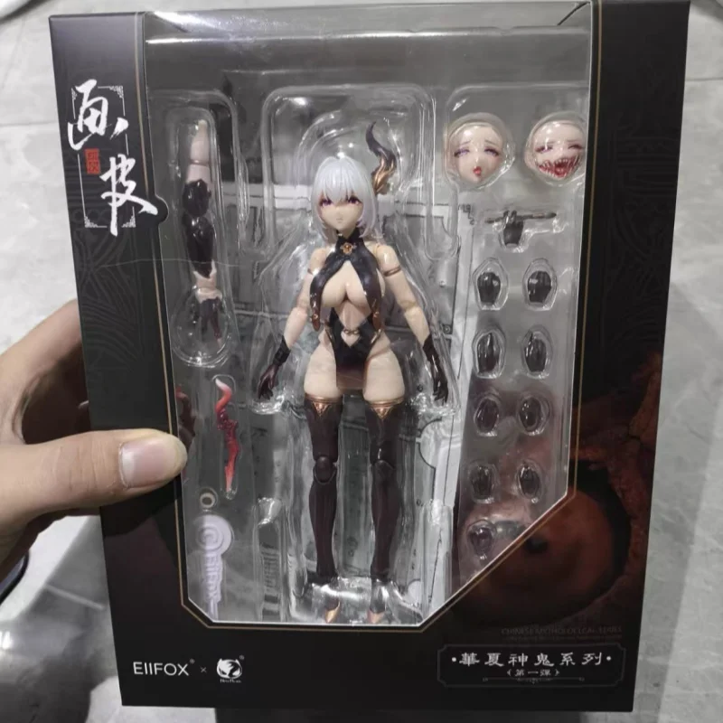 

Коллекционная подвижная фигурка Bearpanda Eiifox «Китайские боги и призраки» с окрашенной кожей, масштаб 1/12, подарок на день рождения