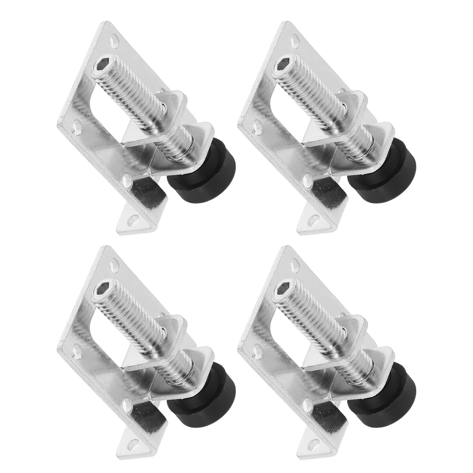

4 Pcs Adjustable Furniture Feet Heavy Duty Leveling Feet for Tables Chairs Sofas Beds Cabinets Bookshelves Screw on Durable
