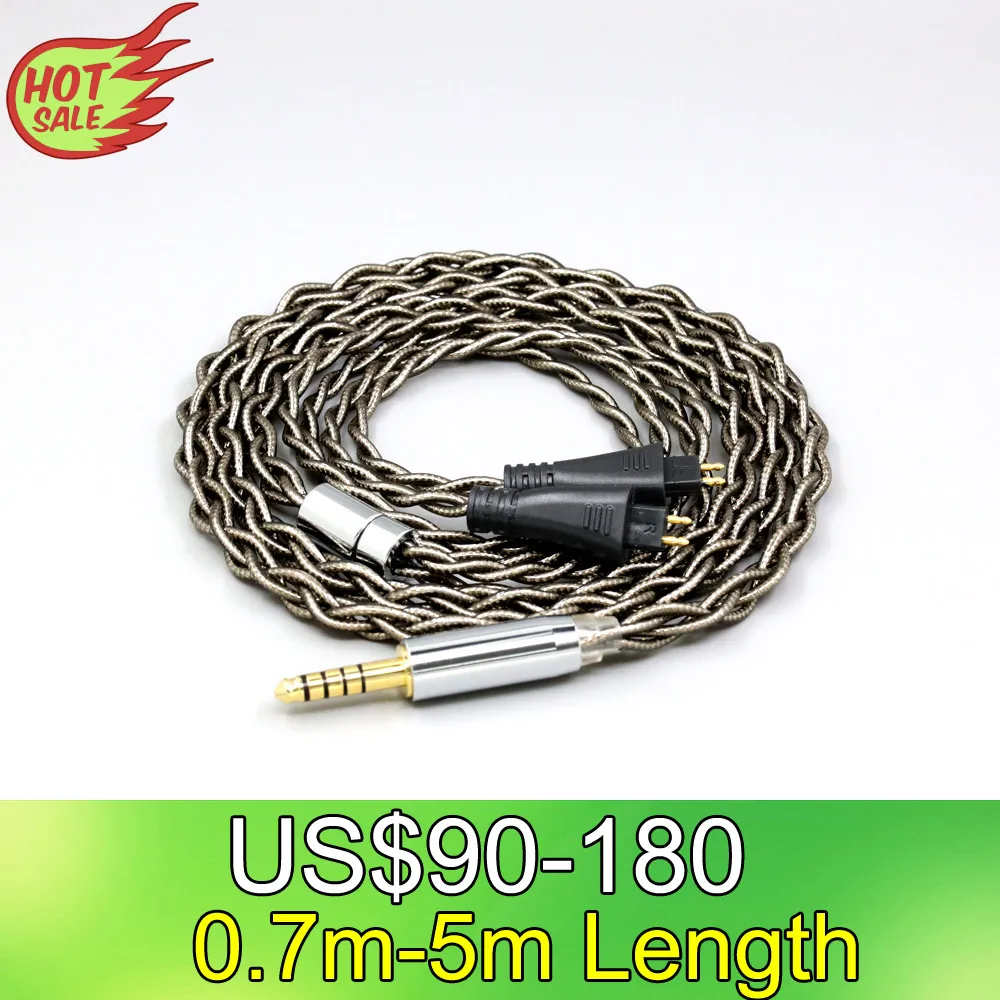 LN008220 99% Pure Silver Palladium + Graphene Gold Earphone Shielding Cable For FOSTEX TH900 TH1000RP TH1100RP TH-909 TR-X00