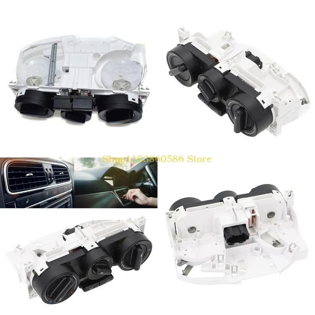 

242A Universal Car Air Conditioning Control Panel High Temperature Resistant HVAC Control Switches 1C0820045E01C for Automotives