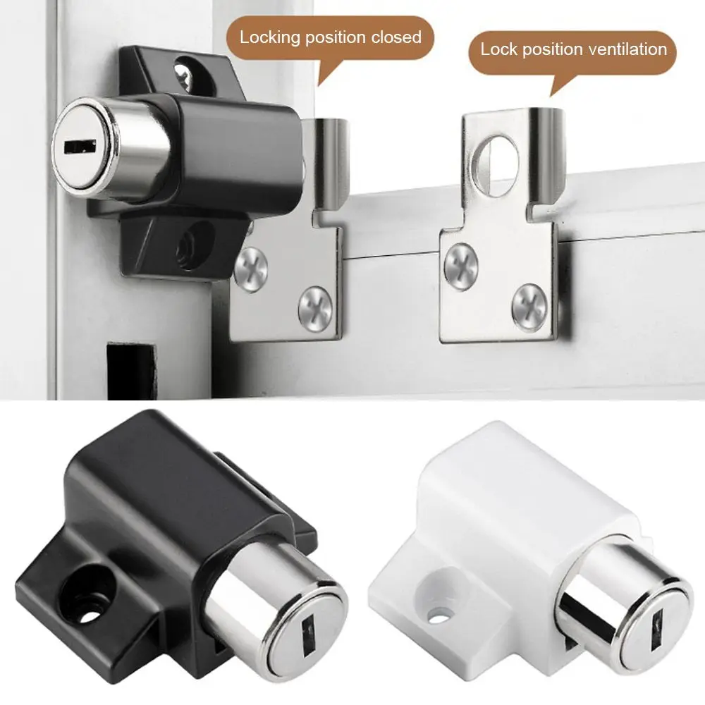 Screen Window Fixed Buckle Anti-theft Guard Lock Push-pull Window Limiter Push-pull Door and Window Door Lock Window Lock