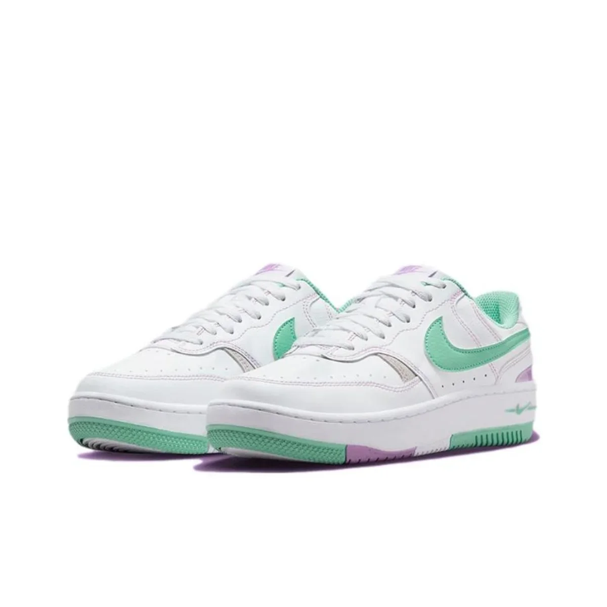 Nike-Baskets basses Gamma Force originales pour hommes et femmes, chaussures souples et confortables, vert et rose frais