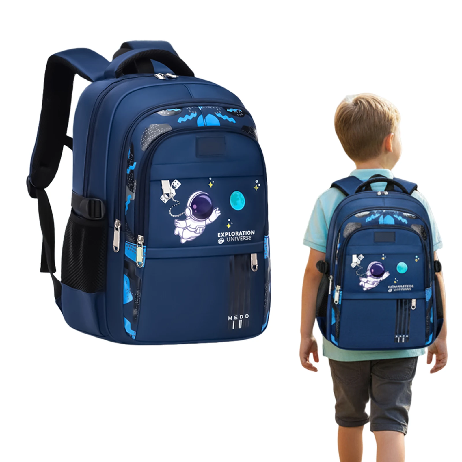 

Эргономичный детский школьный рюкзак: легкий, водонепроницаемый, большой вместимости, с регулируемыми лямками для учеников 1-6 классов