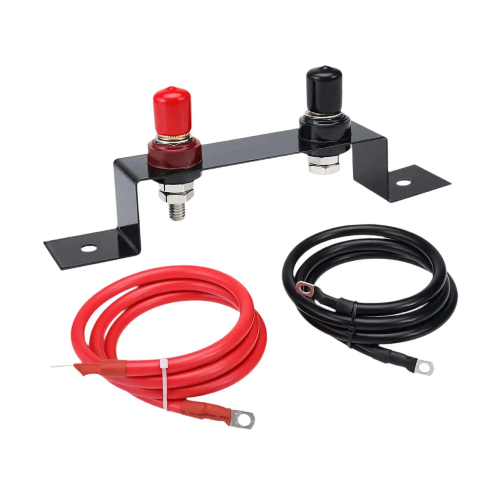 

Клеммы для переходных штырей аккумулятора грузовика, пусковая мощность с проводами для переходных проводов Pure Cer, профессиональный кабель и монтажный кронштейн UTV