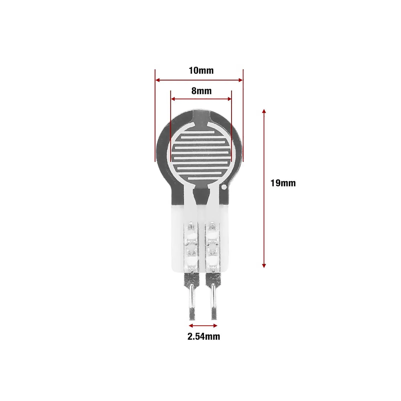 20g~2kg High  Resistance Type Thin Film Pressure Sensor Force Sensor Force Sensor Pressure Sensor Pressure Resistor