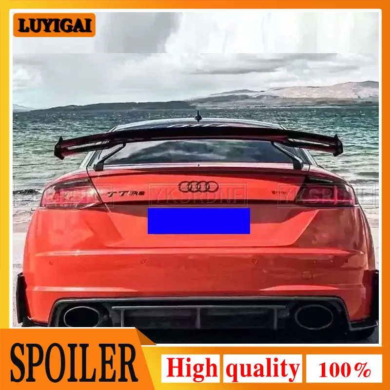 Für Audi Tt Tts Ttrs R8 MK3 Mk2 Spoiler Hochwertige geschmiedete Kohlefaser Heckflügel Kofferraum Heckspoiler TTRS GT Style