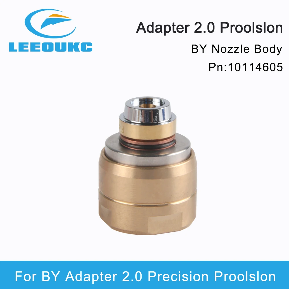 LEEOUKC Корпус форсунки 10114605   распылитель машины для лазерной резки BY Adapter 2.0 Precision Proolslon